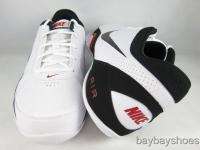 NIKE AIR RING LEADER LOW WHITE/BLACK/SPORT RED BASKETBALL MENS ALL 