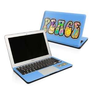 Peace Text Design Protector Skin Decal Sticker for Apple MacBook Pro 