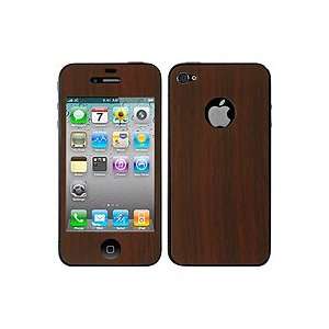 Cellet SKIN   Purpleheart Wood Design For Apple iPhone 4 (Front, Back 