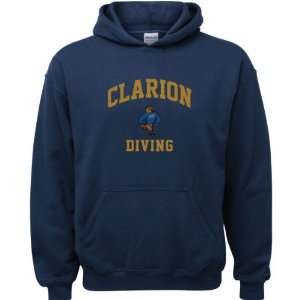   Eagles Navy Youth Diving Arch Hooded Sweatshirt