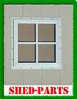   SHED WINDOW BARN STORAGE BUILDING GLASS ALUMINUM JALOUSIE 24X16  