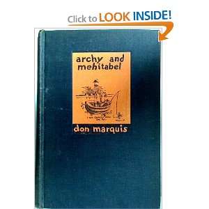  Archy and Mehitabel don marquis Books