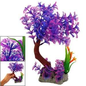  Como Purple Blue Plastic Tree Flower Plant Ornament for 