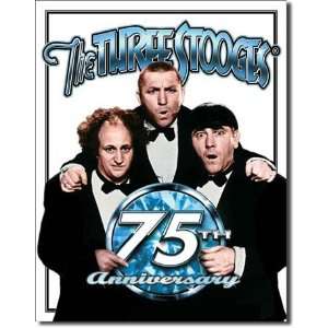  Tin Sign Stooges 75th Anniversary: Sports & Outdoors