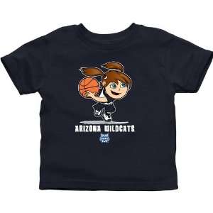 NCAA Arizona Wildcats Infant Girls Basketball T Shirt   Navy Blue 