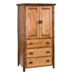  Fireside Lodge 8210 Hickory Two Drawer Wardrobe with 