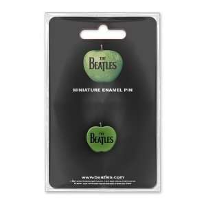  Beatles Mini Pin Badge   Apple Logo Musical Instruments