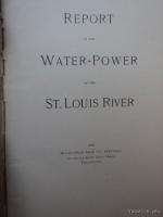 1888 St Louis River Water Power Co Report Minnesota Map  