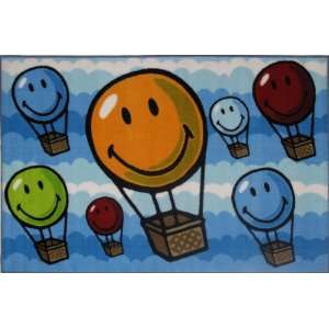 Fun Rugs SW 17 3958 Smiley World Hot Air Balloon