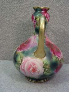 Beautiful c.1900 Morimura Bros. Nippon Hand Painted Vase  