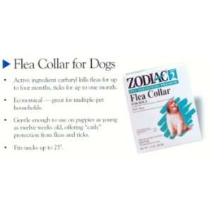   Farnam Pet Zodiac Flea Collar for Dogs   Part #: 44870: Pet Supplies