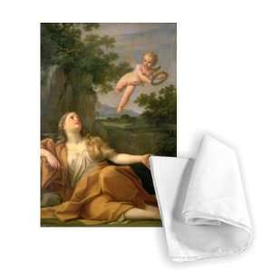  Penitent Mary Magdalene, 1700 05 (oil on   Tea Towel 100 
