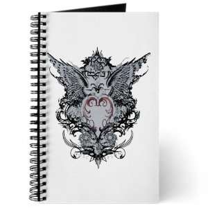 Journal (Diary) with Nosce Te Ipsum Know Thyself Heart and Wings on 