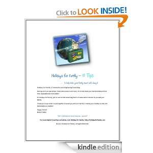 Holidays for Family   Travel tips Robert Tellier  Kindle 