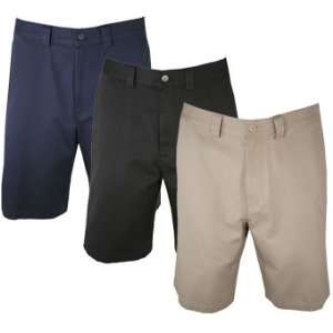 Ashworth Flat Front EZ Tech Cotton Shorts Mens 34 Khaki 