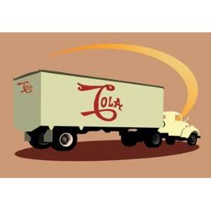  Cola Truck 24X36 Giclee Paper: Home & Kitchen