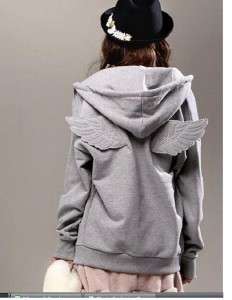 Japanese Korean Asian Fashion clothing Angel wing attached Jacket 