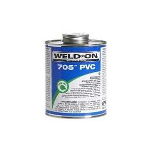  Weldon 10098 1/2 Pint 705 PVC Cement, Gray