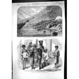  1864 Assault Battery Simonosaki Soldiers War Indian 