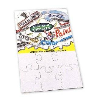  Make Your Own Puzzles Fun set Blank boards Crafts Kids Color 