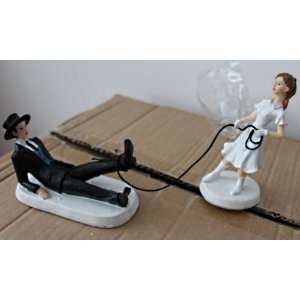  Western Lasso Bride and Groom Cake Topper Kitchen 