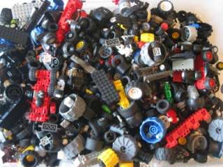 LEGO Lot of WHEELS Vehicle Parts 1 lb Huge BULK Unsorted  