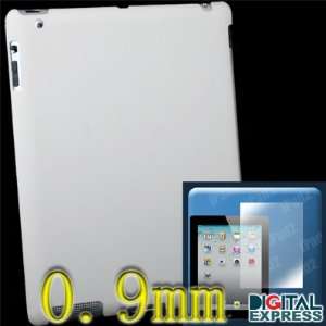  Ultra Slim Back 0.9mm Cover Case For iPad 2 White + UC 