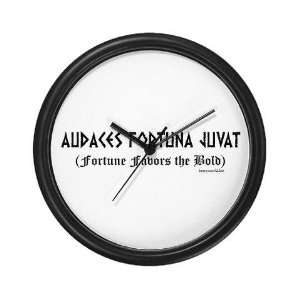  Audaces Fortuna Funny Wall Clock by CafePress: Home 