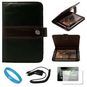  Blackberry Playbook Leather Case Cover   Espresso Brown 