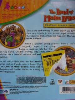 Barney and Friends The Land of Make Believe DVD SEALED  