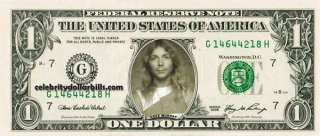 Iron Maiden SET OF 7 CELEBRITY DOLLAR BILL UNCIRCULATED MINT US 