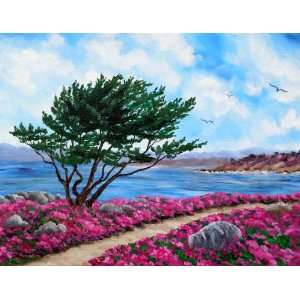   Flowers Spring Iverson Original Painting on Canvas