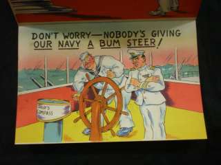 Vintage WWII Navy Soldiers Postcards Set 1943 US Sailor  
