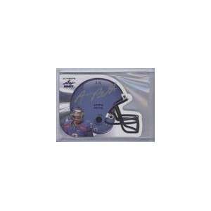  2011 Leaf Ultimate Draft Helmet Die Cuts Purple #HAP1   Austin 
