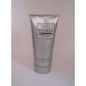  Raw Vanilla All Purpose Lotion 2 Oz for Men By Coty 