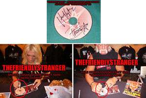   HOGAN & HULK HOGAN signed WWE UNDISCOVERED CD   EXACT PROOF  