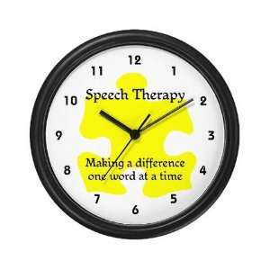  Speech Therapist Autism Wall Clock by 
