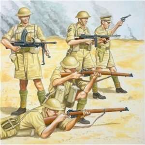    WWII British 8th Army Figures 1/72 Revell Germany Toys & Games