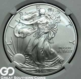 2011 NGC American Eagle Silver Dollar EARLY RELEASES MS 69  