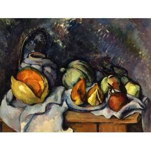   Life with Fruit and a Pot of Ginger Paul Cezanne