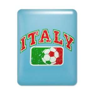 iPad Case Light Blue Italy Italian Soccer Grunge   Italian 