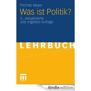   ist Politik? (German Edition) Thomas Meyer  Kindle Store
