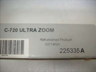   Camedia C 720 Ultra Zoom 3.0 Mega Pixel Digital Camera & Manual  