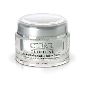   Clear Clinical Restructing Nightly Repair Cream   1.42 Fl Oz: Beauty