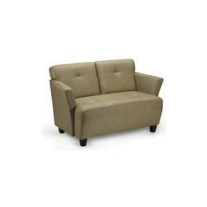  CAF Grace Two Seater Sofa   Wood Legs   Upholstered Fabric 