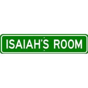 ISAIAH ROOM SIGN   Personalized Gift Boy or Girl, Aluminum  