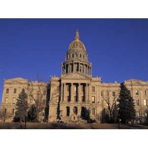 The State Capitol Building in Corinthian Style Built in 1968 in Denver 