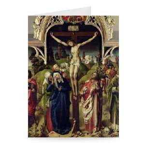 Christ on the Cross, the Holy Women and St   Greeting Card (Pack of 