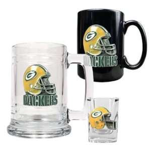  : Green Bay Packers NFL Beer Tankard & Shot Glass: Sports & Outdoors