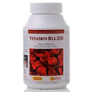  Andrew Lessman Vitamin B12 250   360 Capsules Health 